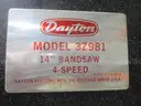 Dayton 14&#x22; Bandsaw  (1 Item)