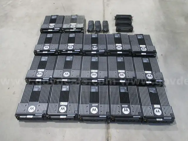 Motorola Mobile Radios, Portable Radios, &#x26; Control Heads  (23 Items)