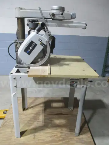 Delta 12" Radial Arm Saw  (1 Item)