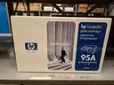 Black HP LaserJet and Staples Toner supplies