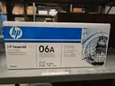 Black HP LaserJet and Staples Toner supplies