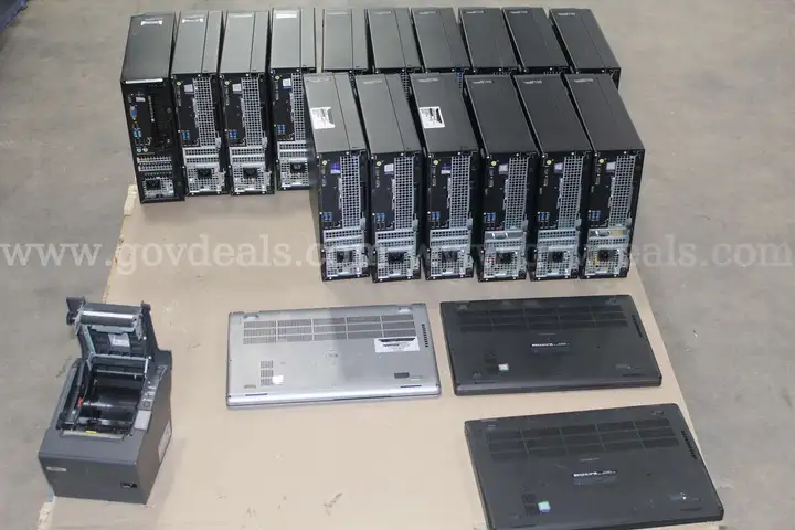 (20 ASSETS) DESKTOPS, LAPTOPS, RECEIPT SCANNER