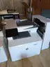 Lot of 5 - 4 HP Copiers/Printers and 1 ScanPartner Scanner - Good for Parts