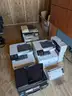 Lot of 5 - 4 HP Copiers/Printers and 1 ScanPartner Scanner - Good for Parts