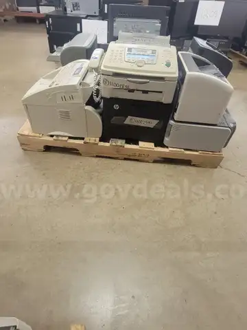 LOT 13 PRINTERS AND 2 FAX MACHINES