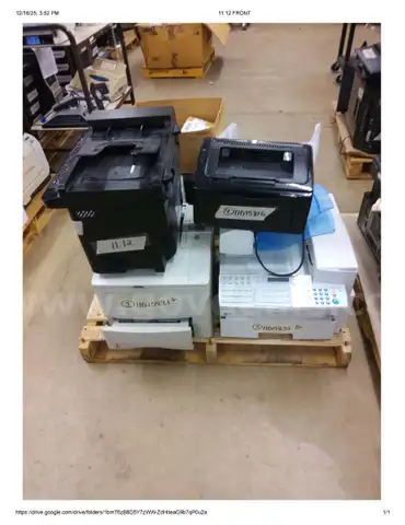 LOT OF 7 PRINTERS,  5 LABEL MAKERS, AND 3 FAX MACHINES