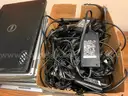 20 used Dell Laptops with 19 Adapters - Hard Drives have been removed