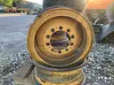 Four CAT 140 Grader Rims