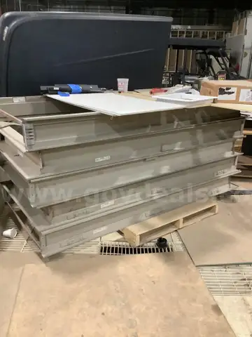 5 metal door frames - NO DOORS