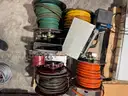 Lot of 4 Hannay Hydraulic Hose Reels with Hose