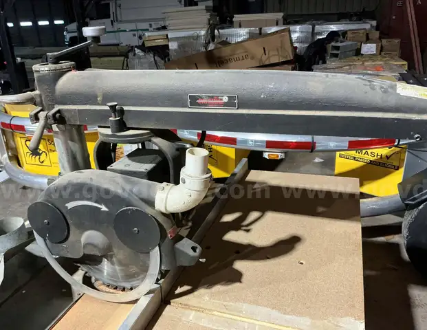 Used Original Saw Company Radial Arm Saw