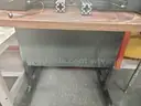 1 lot file cabinets, typewriter, amp, and more