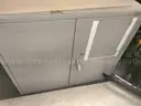 1 lot file cabinets, typewriter, amp, and more