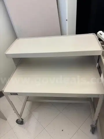 1 lot computer carts, projector screens, podiums, and more