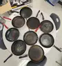 1 lot of various pots, pans, and skillets
