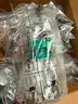1 lot microscopes, rolling chairs, cork board, and more