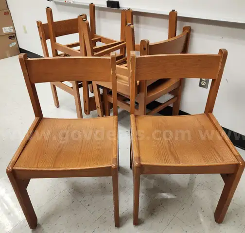 Wooden chairs