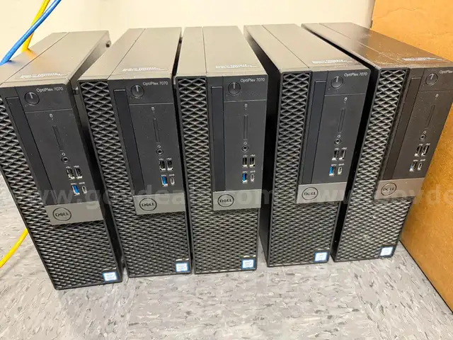 Dell Optiplex 7070 Desktops (lot of 5)
