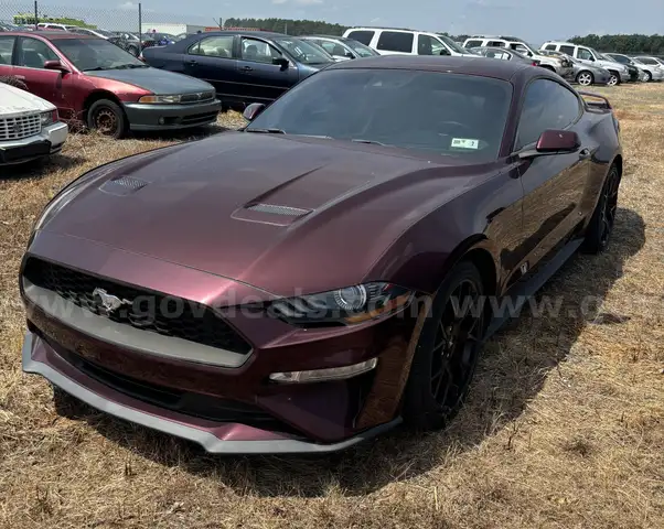 2018 Ford Mustang EcoBoost Premium Coupe Abandoned Vehicle With Key