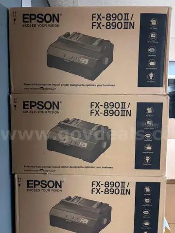 Lot 14 New in Box Epson FX 890 II Printers