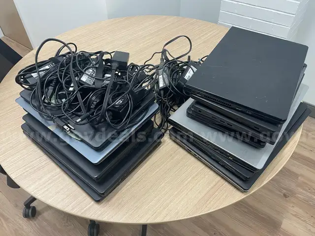 1 Lot of 15 Various Laptop Computers NO HDDs