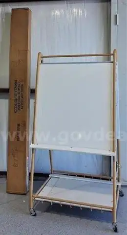 Lot #23 Roll Away Dry Erase Board &#x26; 70x70 Projector Screen