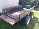 Homemade dump trailer