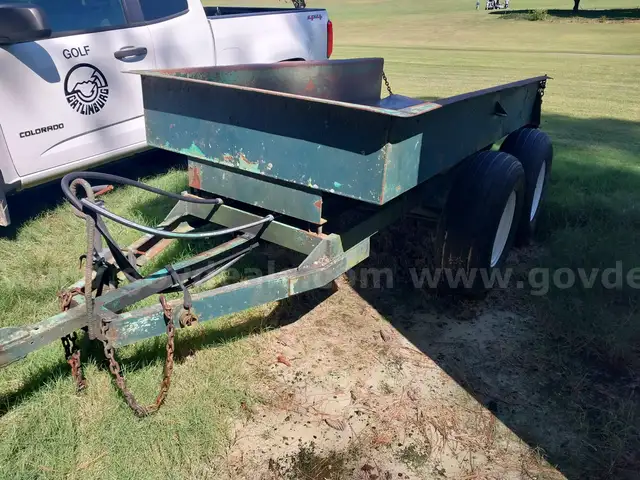 Homemade dump trailer