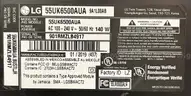 Lot of 3 Used Televisions (LG 75&#x22;, LG 55&#x22;, &#x26; Samsung 65&#x22;)