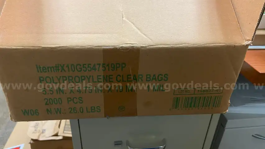 Polypropylene clear bags