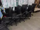black chairs