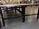 Wooden Tables with Metal Legs