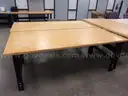 Wooden Tables with Metal Legs