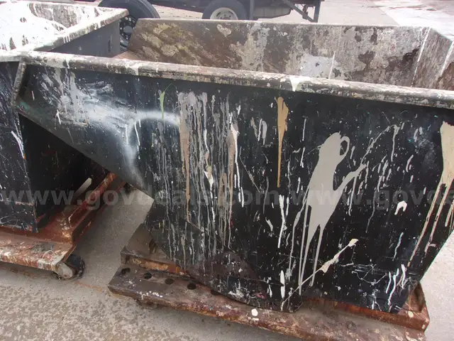 tilt metal dumpster