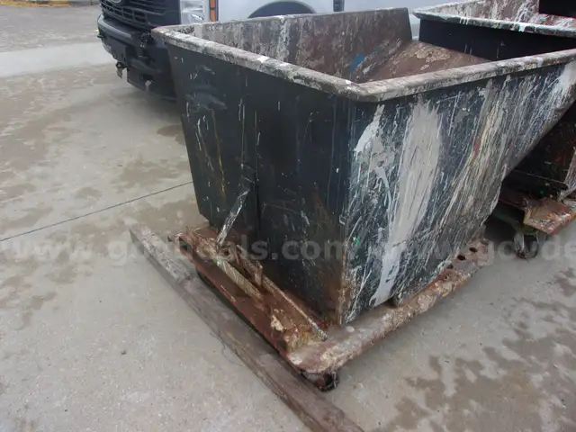 tilt metal dumpster