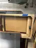 (1) Desk and (1) Round table
