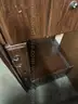 (1) Desk and (1) Round table
