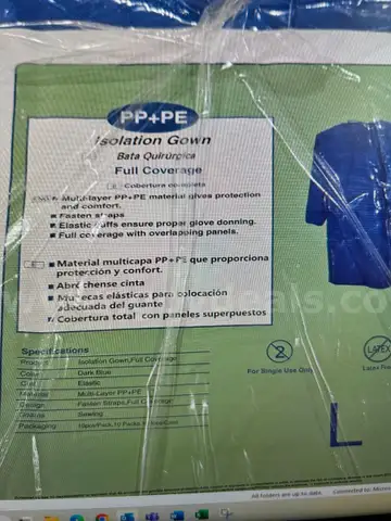 Isolation gown