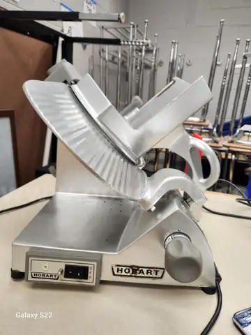Hobart meat slicer