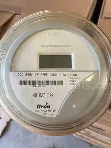144 Itron Electric Meters