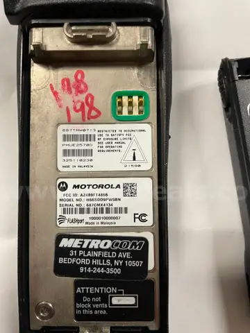 Lot of Motorola XTS 1500 Portable Radios
