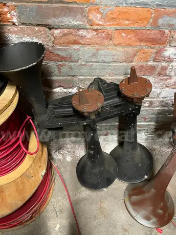 Vintage Fire Sirens / Horns - Piece of Bogota, NJ History