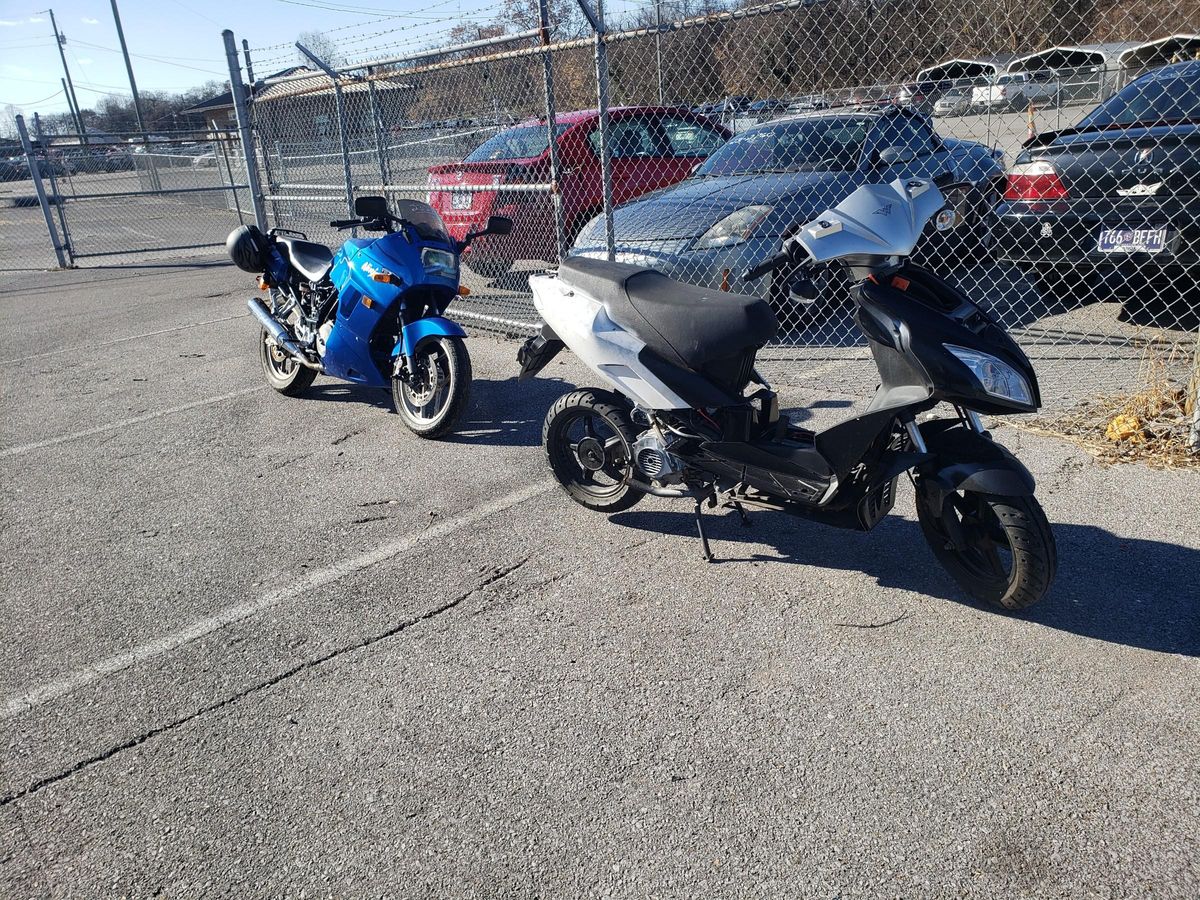 Lot of 2 Impounded Motorcycles 258 OPERATIONAL CONDITION UNKNOWN