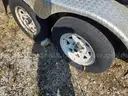 2014 16&#x27;x83&#x22; Dual Axle Trailer with String Trimmer Rack and Gate/Ramp