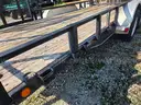 2014 16&#x27;x83&#x22; Dual Axle Trailer with String Trimmer Rack and Gate/Ramp