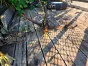 2013 6 X 14 Dual Axle Trailer with String Trimmer Rack and Gate/Ramp