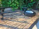 2013 6 X 14 Dual Axle Trailer with String Trimmer Rack and Gate/Ramp