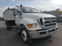 2013 Ford F-750 Roll Off Dumpster Truck with 6 Dumpsters and Flat Bed.  Watch Test Drive VIDEO