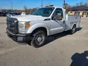 2013 Ford F-350 SD Utility Bed with Boom Arm Runs Great Watch Long VIDEO