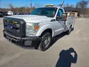 2013 Ford F-350 SD Utility Bed with Boom Arm Runs Great Watch Long VIDEO